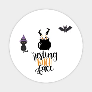 Resting Witch Face Magnet